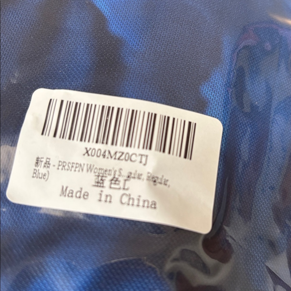 Elegant Blue Floral Women's Dress - Picture 5 of 5